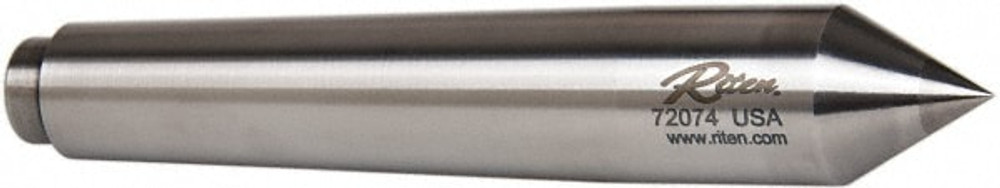 Riten 72074 7/8" Head Diam, Carbide-Tipped Steel Standard Point Half Dead Center