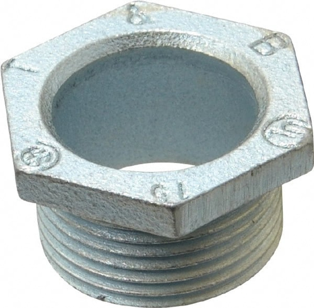 Thomas & Betts 844 Conduit Nipple: For Rigid & Intermediate (IMC), Malleable Iron, 1" Trade Size