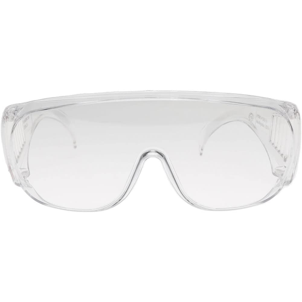 PRO-SAFE 48249 Safety Glasses: Uncoated, Polycarbonate, Clear Lenses, N/A