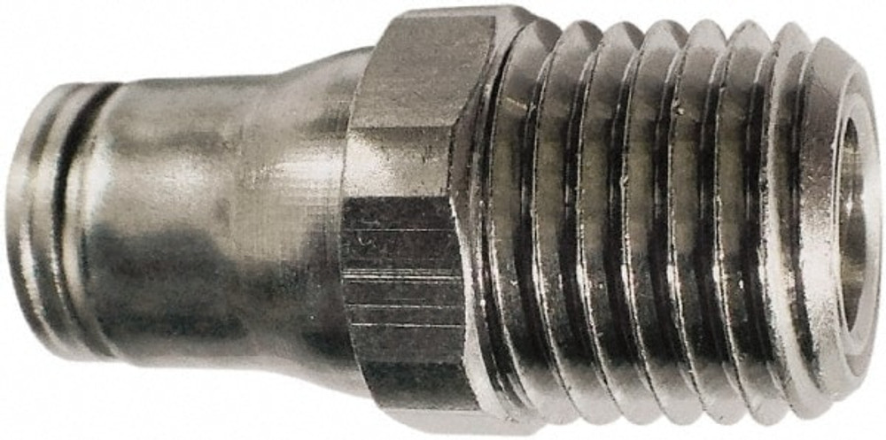 Legris 3675 10 21 Push-To-Connect Tube to Male & Tube to Male BSPT Tube Fitting: Male Connector, 1/2" Thread