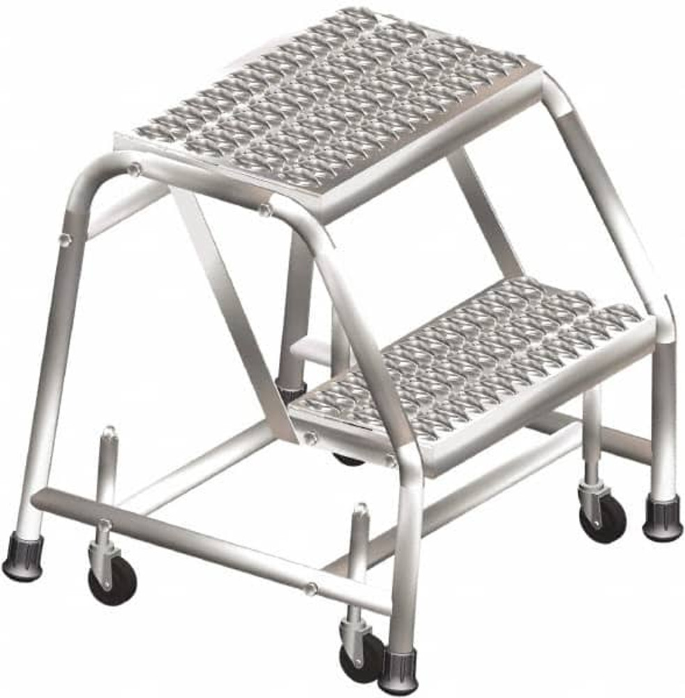 Ballymore A2S Aluminum Rolling Ladder: 2 Step