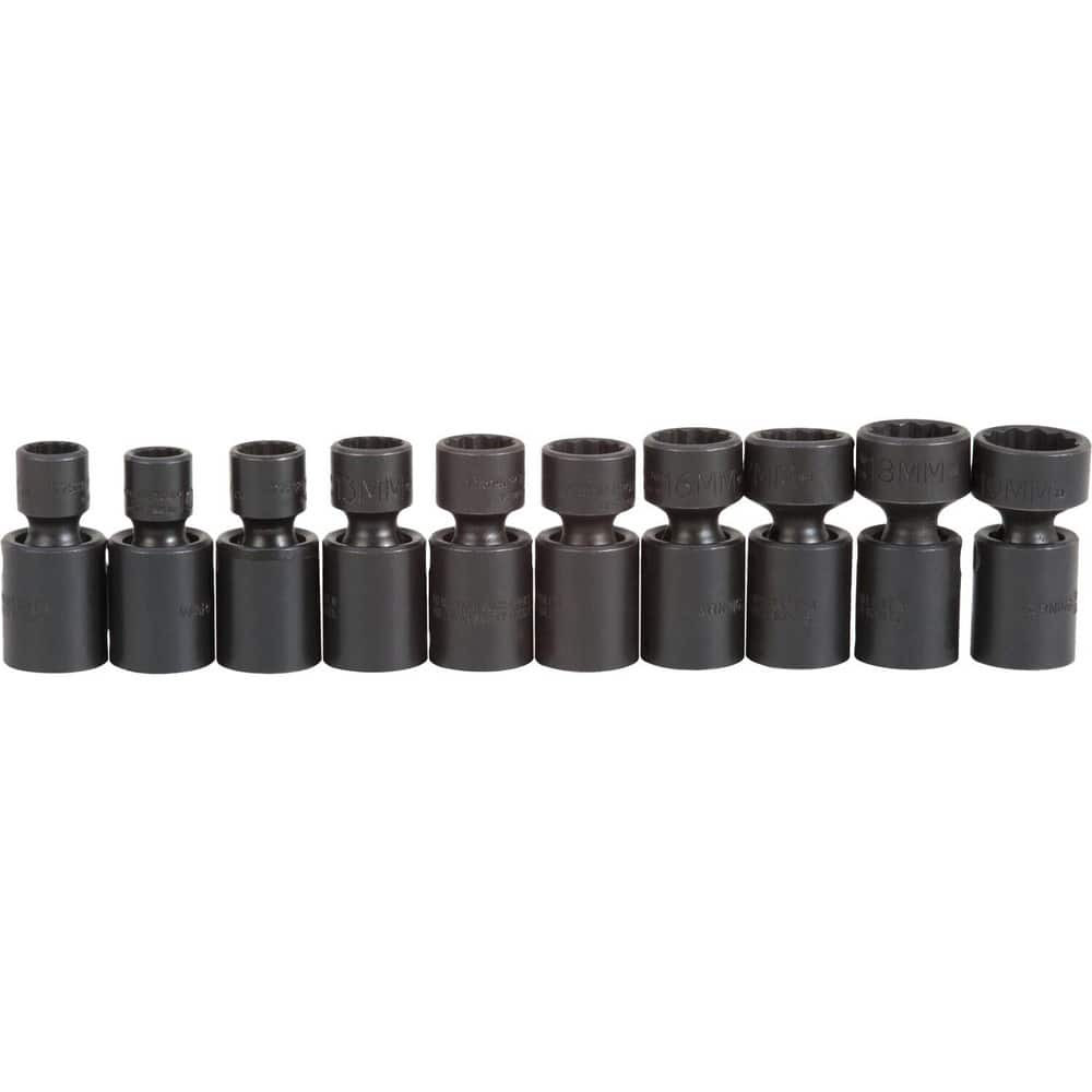 Proto J72137M Impact Standard Socket Set: 10 Pc