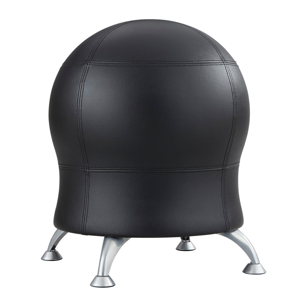 SAFCO PRODUCTS CO 4751BV Safco Zenergy Ball Chair, Black Vinyl