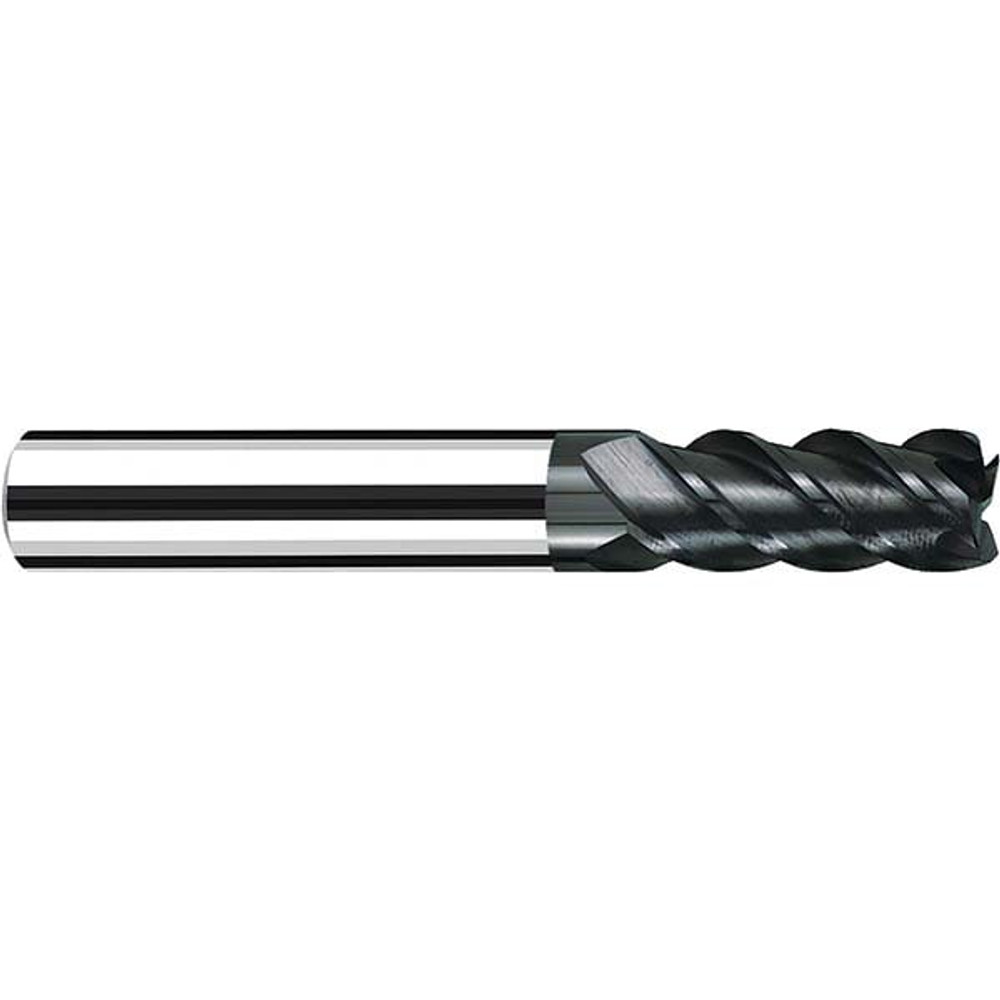 Fraisa B15640124 Square End Mill: 1/16" Dia, 3/8" LOC, 4 Flute, Solid Carbide