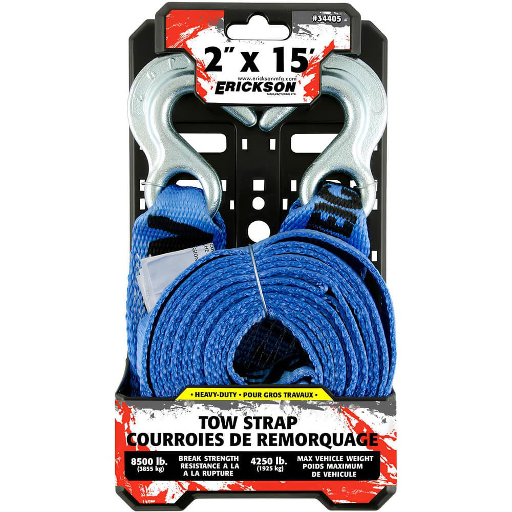 Erickson Manufacturing 34405 Strap Sling: 2" Wide, 15' Long, 4,350 lb Vertical, 8,500 lb Choker