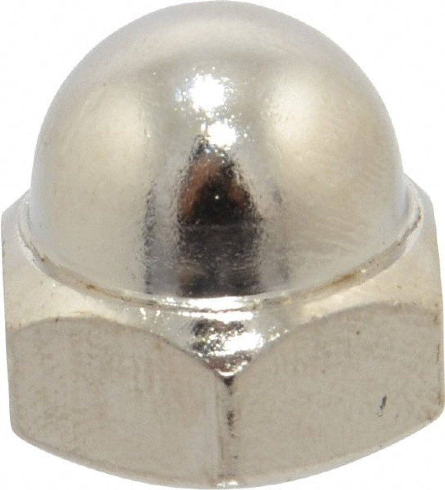 Value Collection DNI043P5-050BX 7/16-14" UNC, 5/8" Width Across Flats, Nickel Plated, Steel Acorn Nut