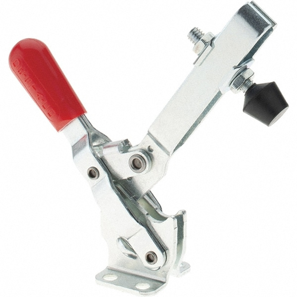 De-Sta-Co 207-44 Manual Hold-Down Toggle Clamp: Vertical, 375 lb Capacity, U-Bar, Flanged Base