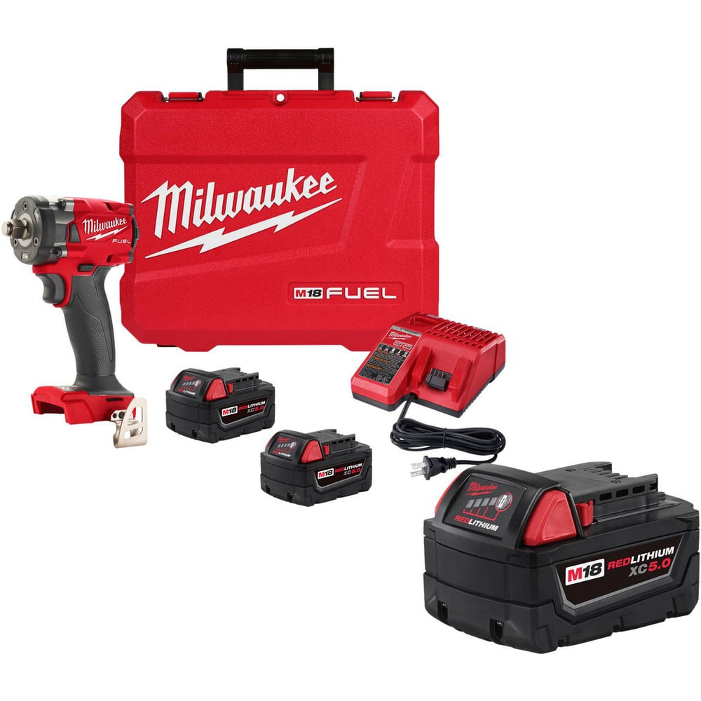 Milwaukee Tool 1644887/4431427 Cordless Impact Wrench: 18V, 1/2" Drive, 3,200 BPM, 2,501 RPM