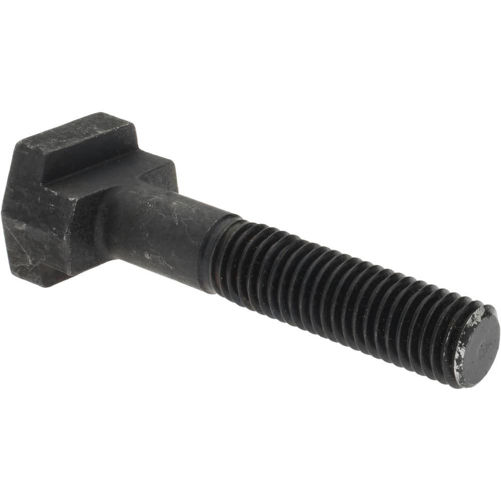 Gibraltar 842635-G Steel T-Slot Bolt: 5/8-11, 2" Thread Length, 5/8" Slot Width, Black Finish