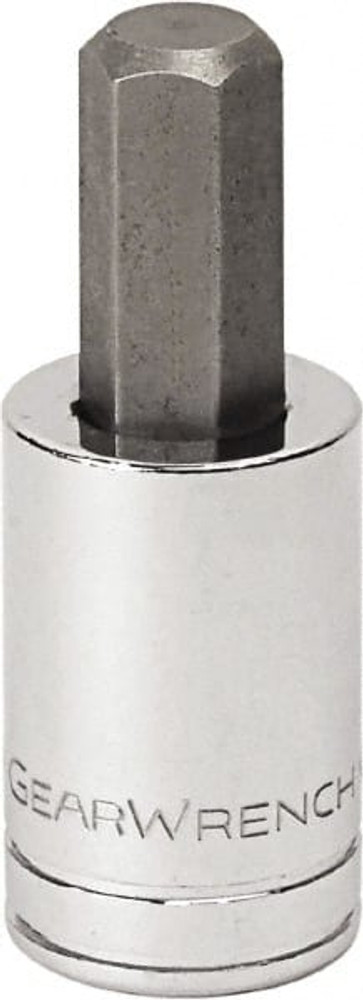 GEARWRENCH 80164 Hand Hex Bit Socket: 1/4" Drive, 4 mm Hex