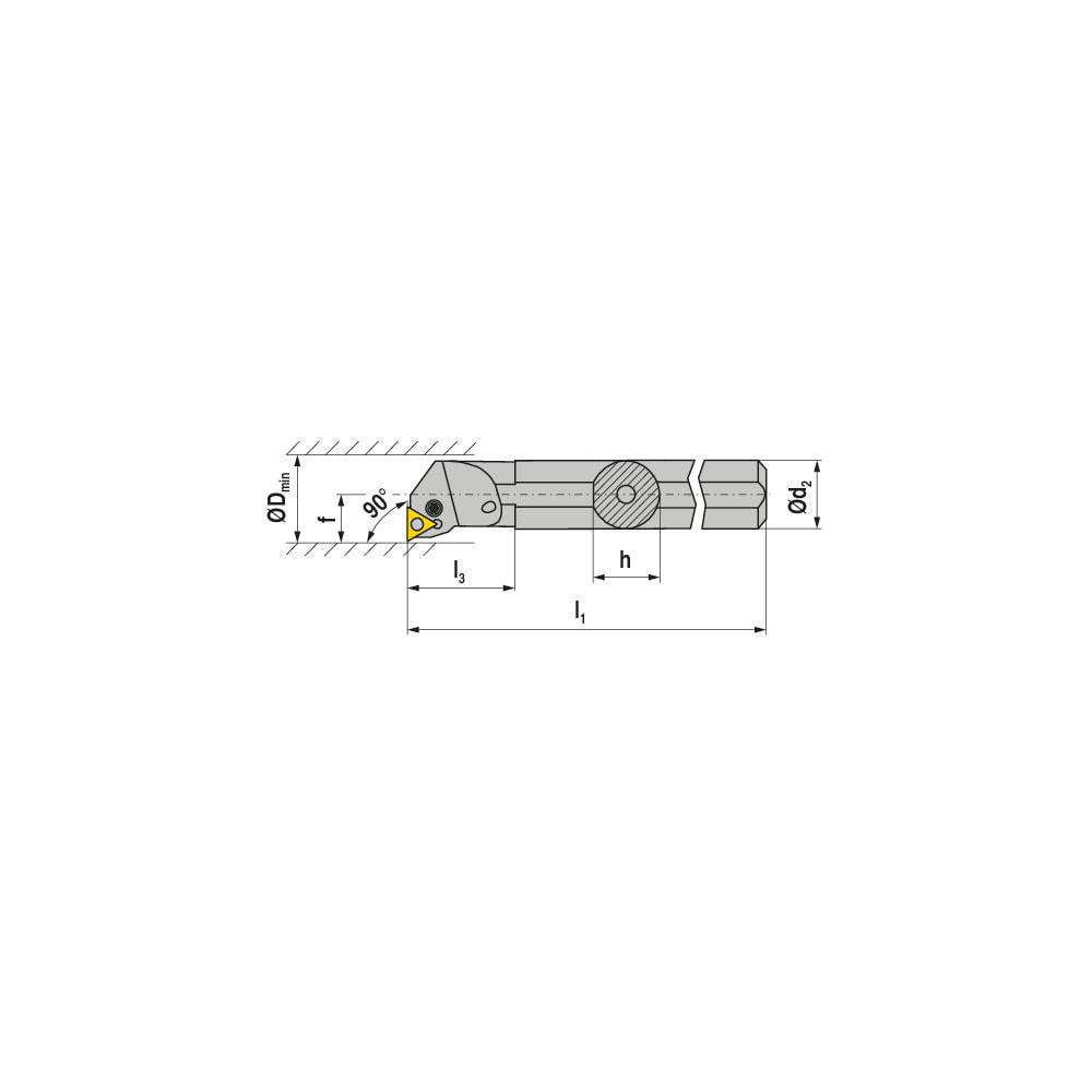 Ceratizit 7056402500 Indexable Boring Bars; Minimum Bore Diameter (mm): 32.00 ; Maximum Bore Depth (Decimal Inch): 1.4173 ; Toolholder Style: PTFNR ; Tool Material: Steel ; Shank Diameter (Decimal Inch): 25.0000 ; Shank Diameter (mm): 25.00