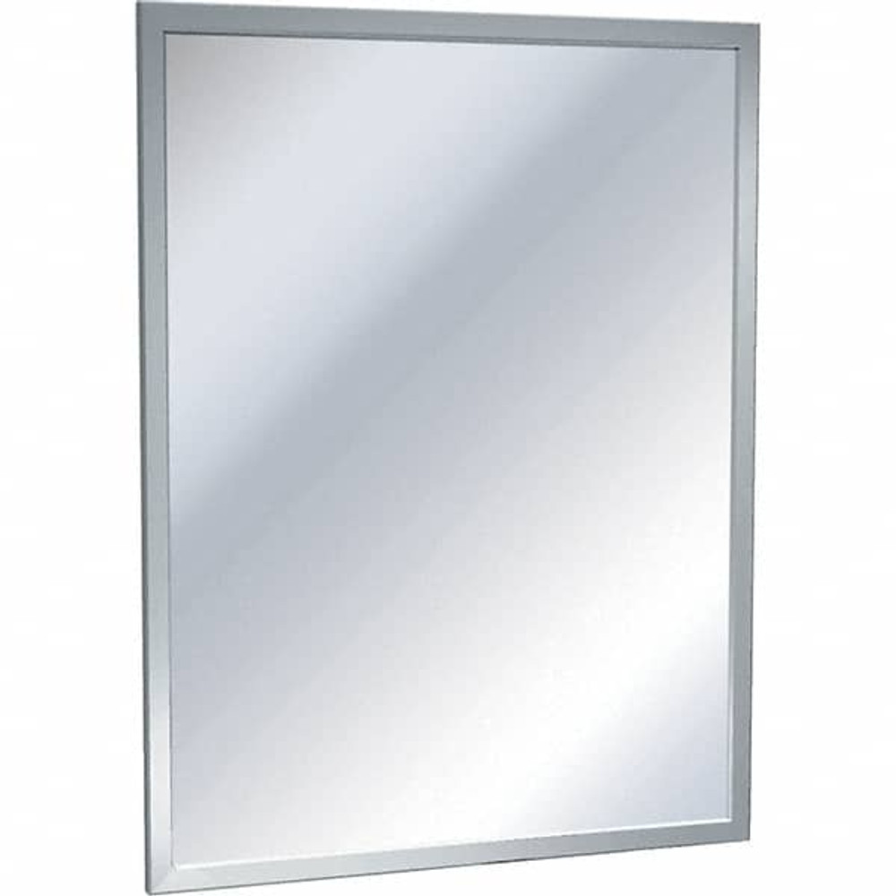 ASI-American Specialties, Inc. 0600-1836 Washroom Mirrors; Mirror Material: Glass ; Mirror Height: 36in ; Mirror Width: 18in ; Theft Resistant: Yes ; Shelf Included: No