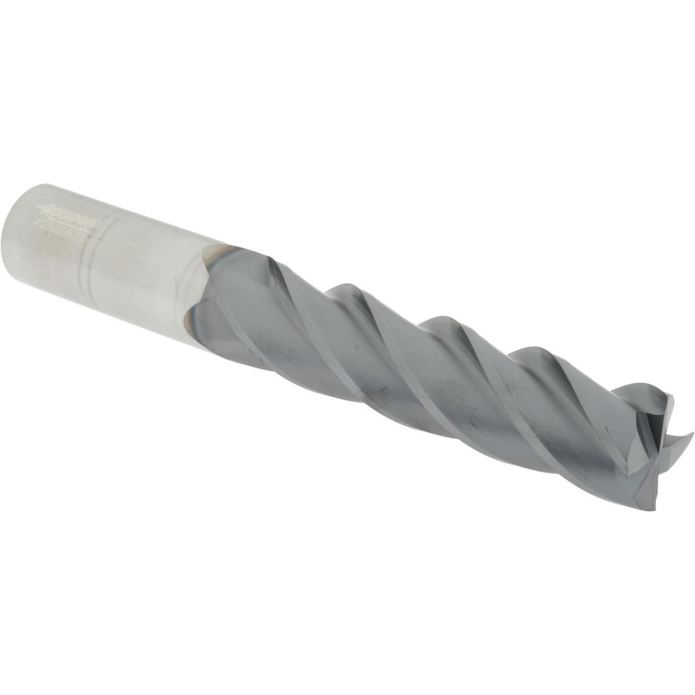 Accupro 6503208 Square End Mill:  1.0000" Dia, 4.25" LOC, 1" Shank Dia, 7" OAL, 4 Flutes, Solid Carbide