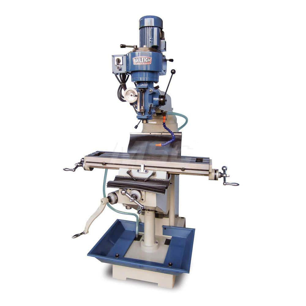 Baileigh 1020694 Knee Milling Machine: 15.75", Variable Speed Control