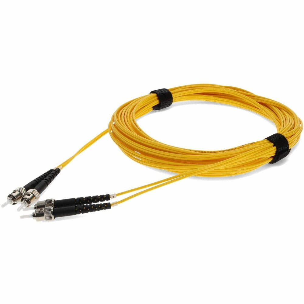 ADD-ON COMPUTER PERIPHERALS, INC. ADD-ST-ST-7M9SMF AddOn 7m ST OS1 Yellow Patch Cable - Patch cable - ST/UPC single-mode (M) to ST/UPC single-mode (M) - 7 m - fiber optic - duplex - 9 / 125 micron - OS1 - halogen-free - yellow