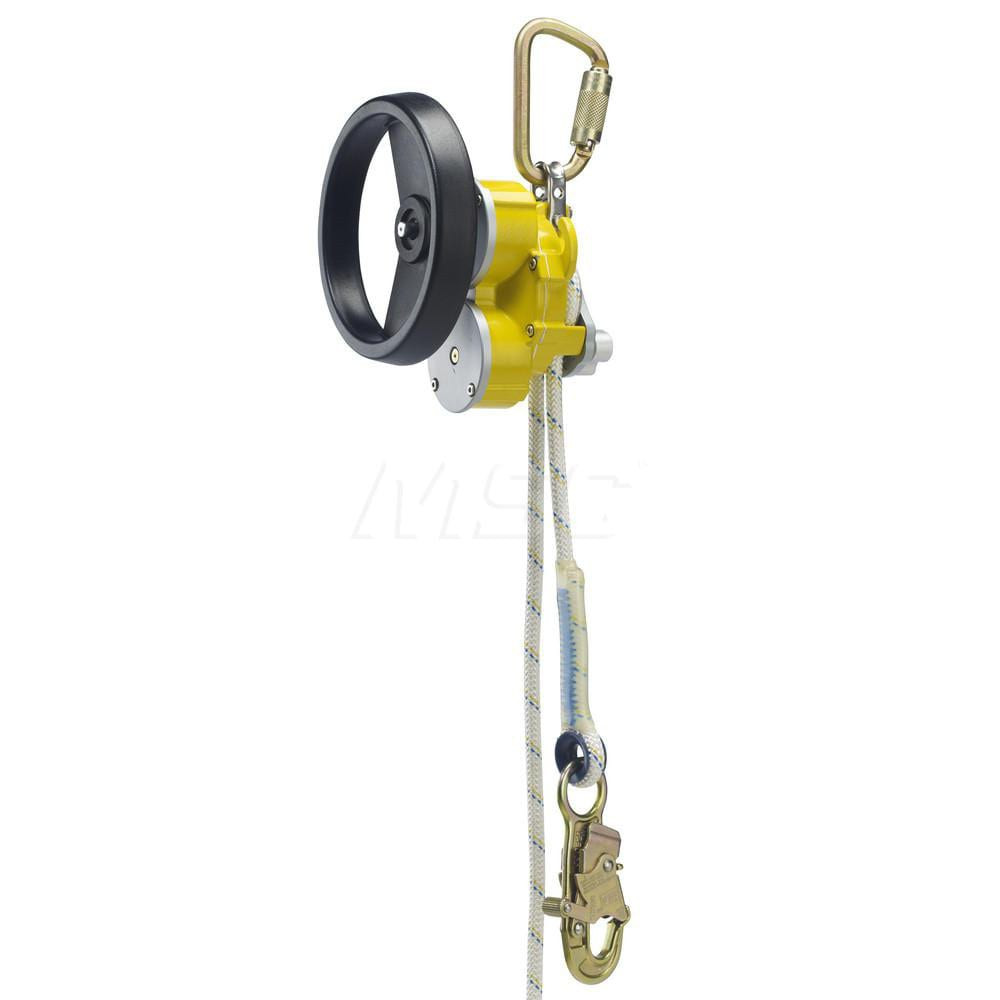 DBI-SALA 7012818903 Confined Space Entry & Retrieval Winches; Winch Power Type: Hydraulic; Manual ; Material: Aluminum ; Maximum Load Capacity: 620.00 ; Installation Type: Portable ; Cable Length: 500.000 ; Color: Yellow