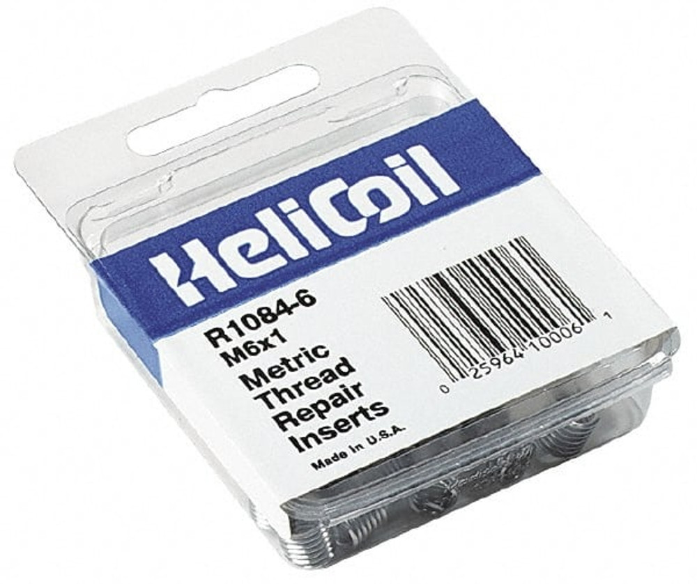 Heli-Coil K1185-22 Free Running Insert: 1-3/8-6, 2.062" OAL