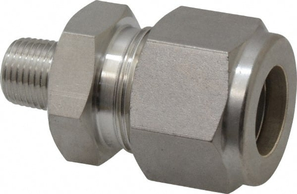 Ham-Let 3002009 Compression Tube Connector: 1/8" Thread, Compression x MNPT