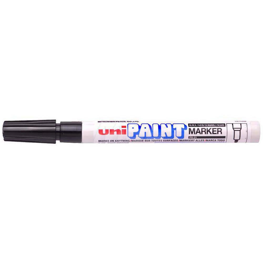 Uni-Ball 63701 Paint Pen Marker: Black, Oil-Based