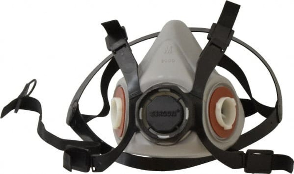 Gerson 9200 Full Face Respirator: Silicone, Medium