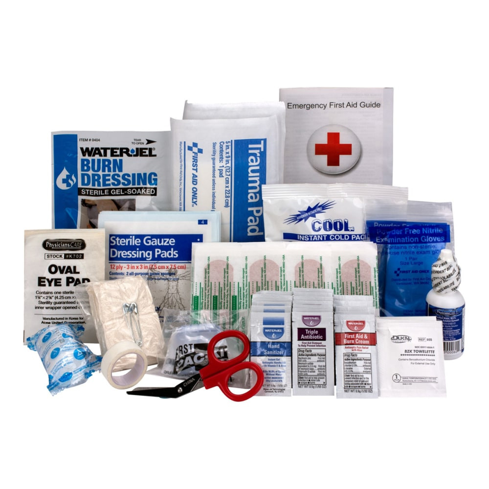 FIRST AID ONLY, INC. First Aid Only 90583  90560/90562/90588 25-Person First Aid Kit Refill, 89 Pieces