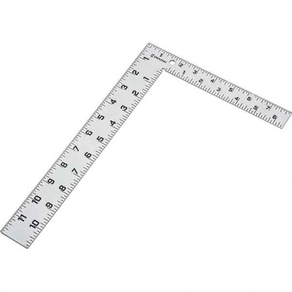 Lufkin L1624CS Rafter Squares; Type: Carpenters' Square ; Blade Length (Inch): 24 ; Base Length (Inch): 24 ; Graduation (mm): 0.0625 in ; Graduation (Inch): 0.0625 in; 1/16 ; Graduation (Degrees): 0.0625 in