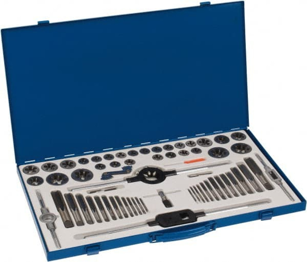 Value Collection CCT1569 Tap & Die Set: #4-40 to 1-14 Taps, NPT, UNC & UNF