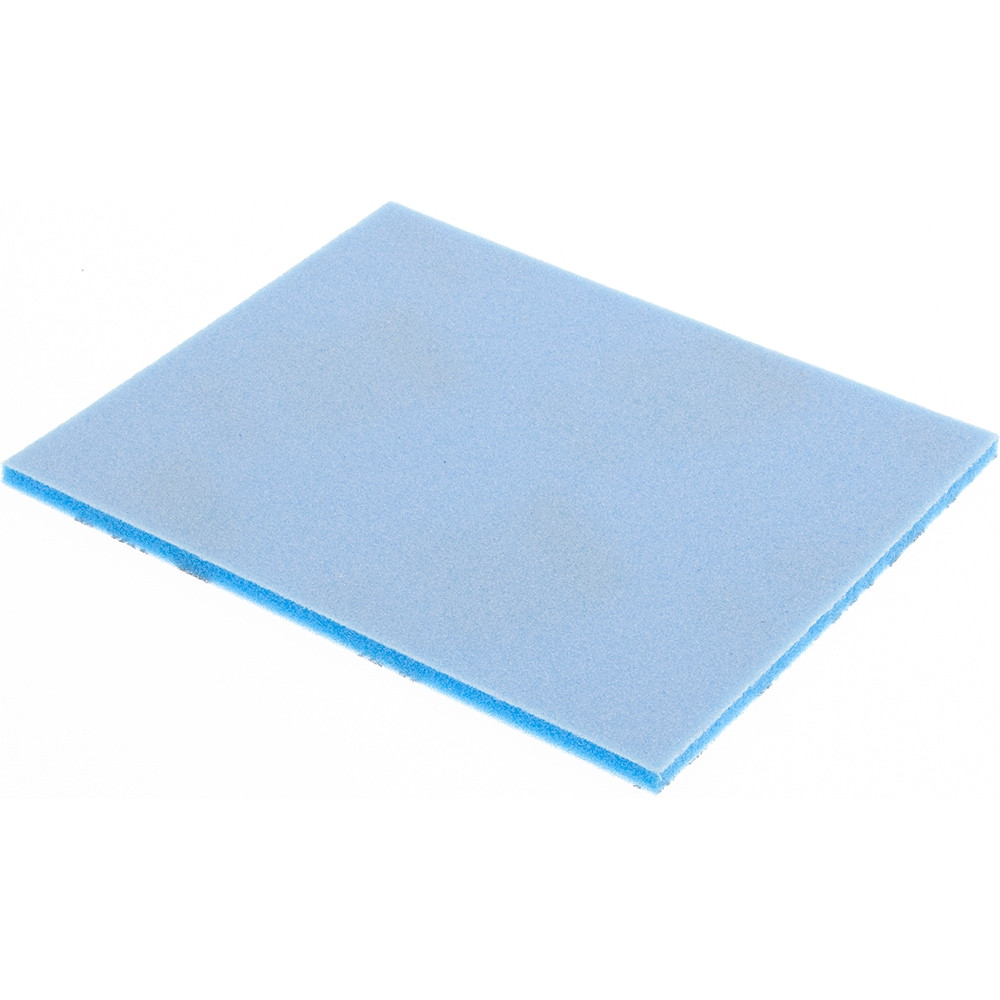 Norton 07660703075 Sanding Sponge: 4-1/2" Wide, 5-1/2" Long, 3/16" Thick, Fine Grade