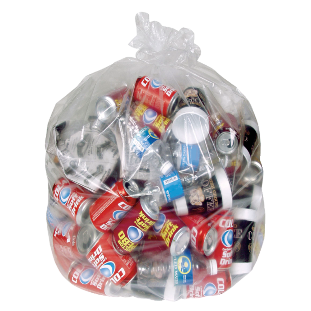 PITT PLASTICS INC. RXS9040XC Pitt Plastics Industrial Quality 2-mil Can Liners, 60 Gallons, 38in x 60in, Clear, Pack Of 100