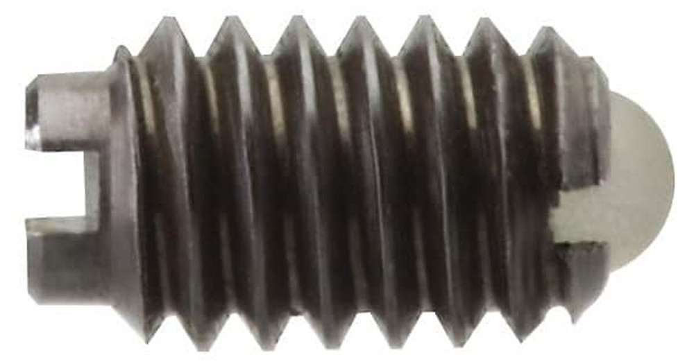 Vlier DB60N Threaded Ball Plunger: 1/2-13, 0.281" Ball Dia, 3/4" Body Length, 0.072" Max Ball Reach