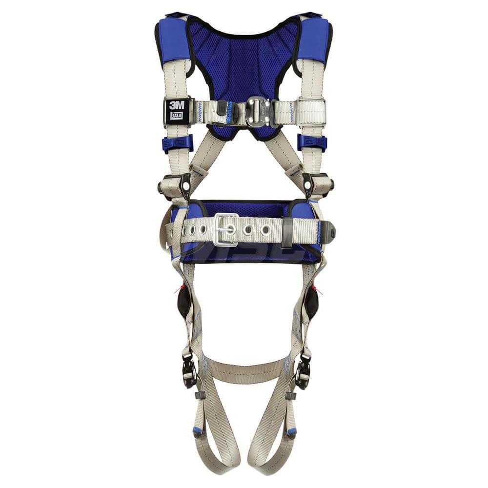 DBI-SALA 7012817569 Fall Protection Harnesses: 420 Lb, Construction Style, Size 2X-Large, For Construction, Back