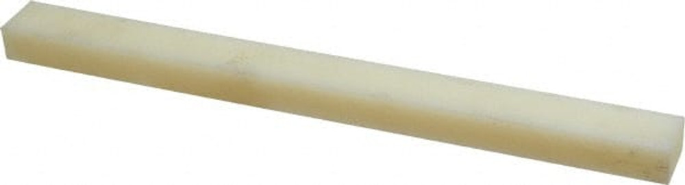 MSC 5508751 Plastic Bar: Nylon 6/6, 5/8" Thick, 12" Long, Natural Color