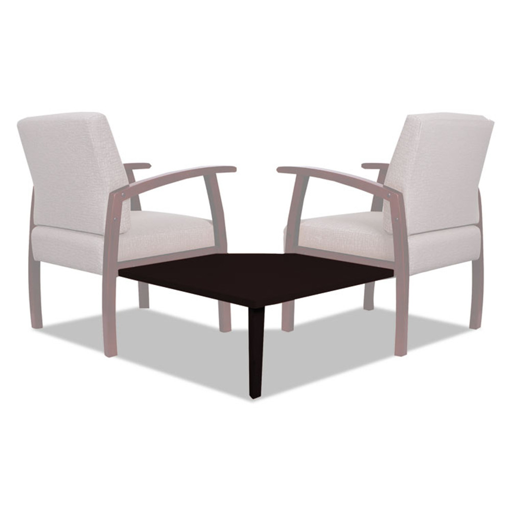 ALERA RL7628M Alera Reception Lounge 700 Series Gang Table, Corner, 27.5w x 27.5d x 13.13h, Mahogany
