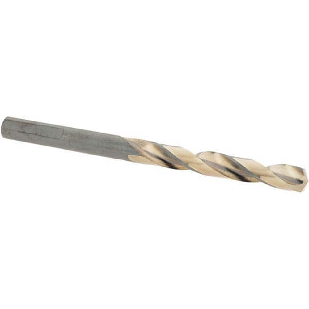 Import -20913-10 Mechanics Drill Bit: 17/64" Dia, 135 ° Point, High Speed Steel, Weldon Shank, Split Point