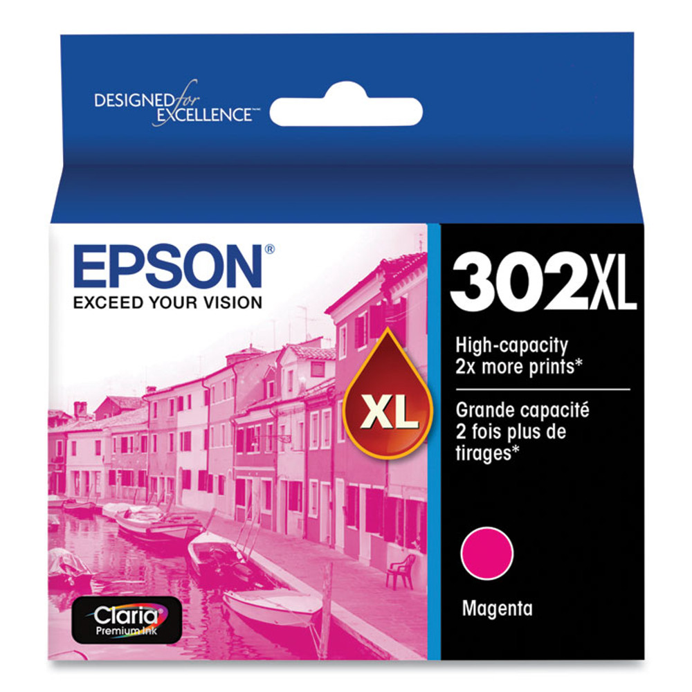EPSON AMERICA, INC. T302XL320S T302XL320-S (T302XL) Claria High-Yield Ink, Magenta