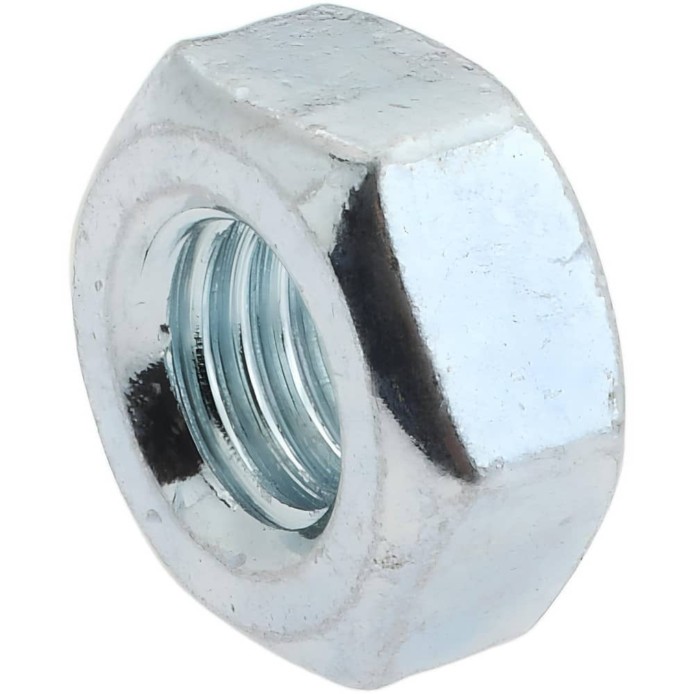 Value Collection MSC-67472928 Hex Nut: 1/4-28, SAE J995 Grade 5 Steel, Zinc-Plated