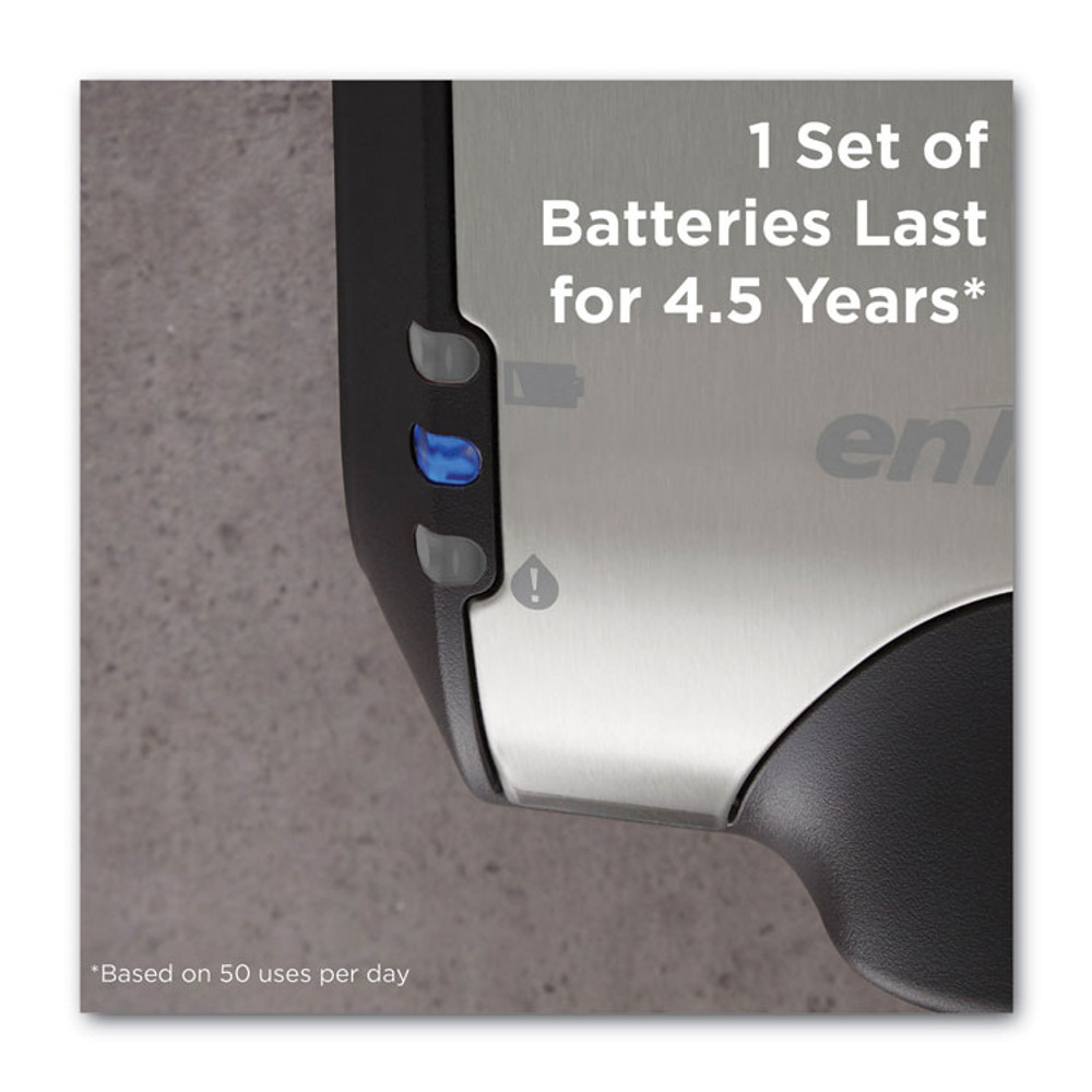 GEORGIA PACIFIC Professional 42336 GP enMotion High-Frequency-Use Foam Sanitizer Dispenser Refill, Fragrance-Free, 1,000 mL, Fragrance-Free, 2/Carton