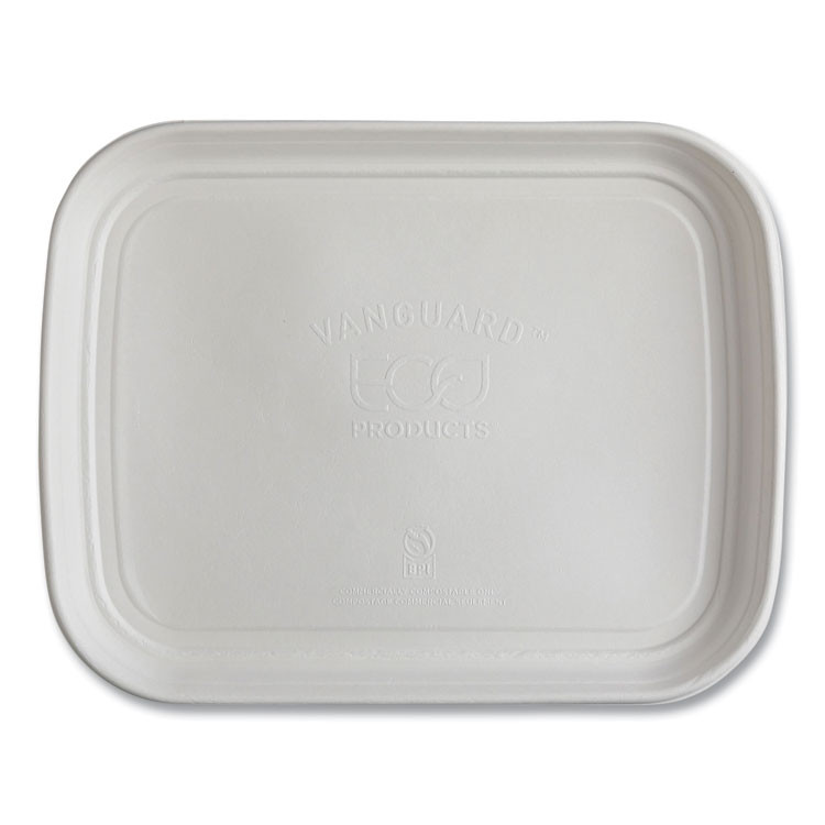 ECO-PRODUCTS,INC. EPSCTR1317 Regalia Renewable Sugarcane Tray, 13 x 17 x 1.3, White, 100/Carton