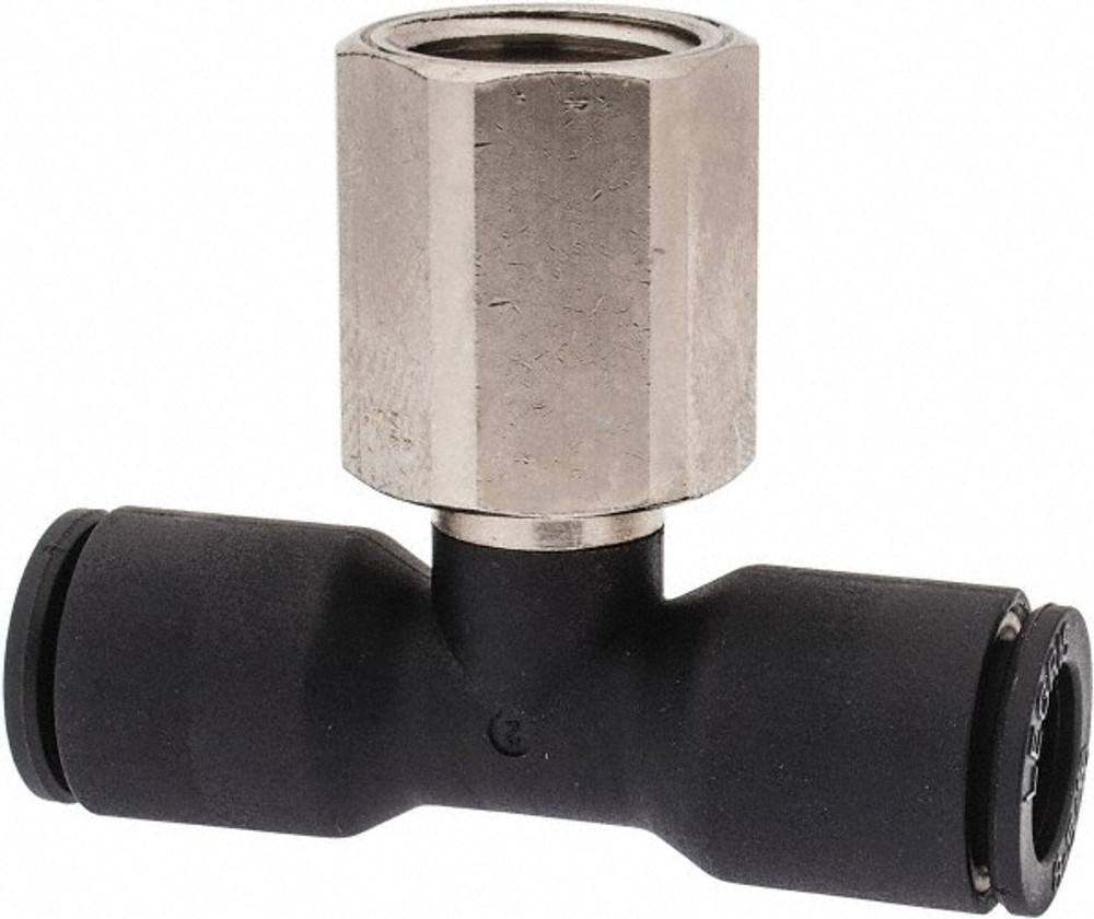 Legris 3008 08 14 Push-To-Connect Tube Fitting: Female Branch Tee, 1/4" Thread, 5/16" OD