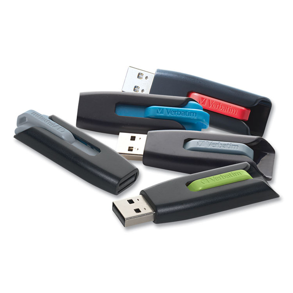 VERBATIM CORPORATION 49172 Store 'n' Go V3 USB 3.0 Drive, 16 GB, Black/Gray