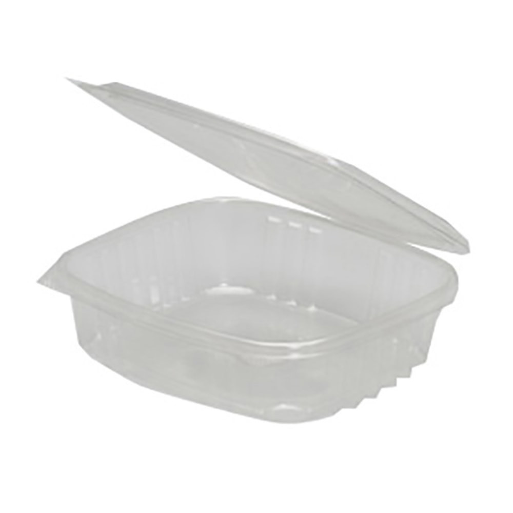 Genpak AD24  Plastic Hinged Deli Food Containerss, Rectangle, 24 Oz, Case Of 200