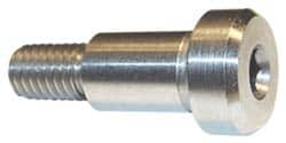 Morton Machine Works SHS-23SS Shoulder Screw: 1/2" Shoulder Dia, 1" Shoulder Length, 3/8-16, 18-8 Stainless Steel, Hex Socket