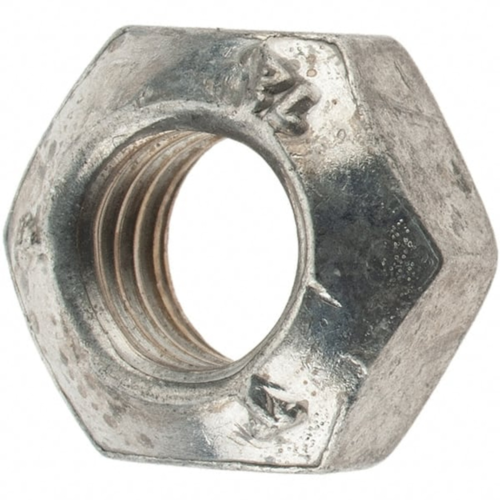 MSC 41772 Hex Lock Nut: Distorted Thread, Grade 12 Steel, Cadmium Dichromate Finish