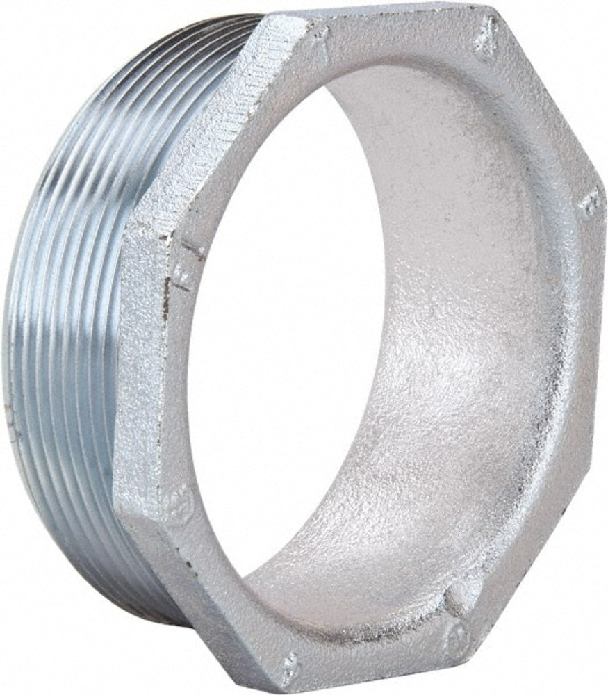 Thomas & Betts 851 Conduit Nipple: For Rigid & Intermediate (IMC), Malleable Iron, 4" Trade Size