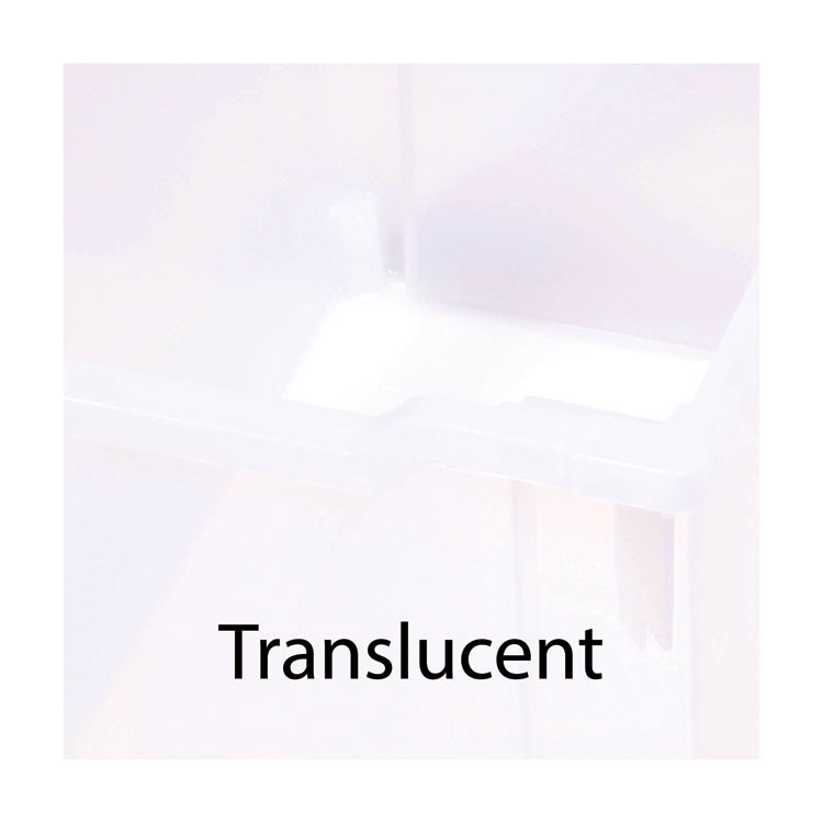 GRATNELLS USA, LLC SSET184420 Callero Plus Double Column Trolley Set 18, Metal, 1 Shelf, 8 F1 Bins, 4 F2 Bins, 27.4" x 17.3" x 41.5", Silver/Trans Frost