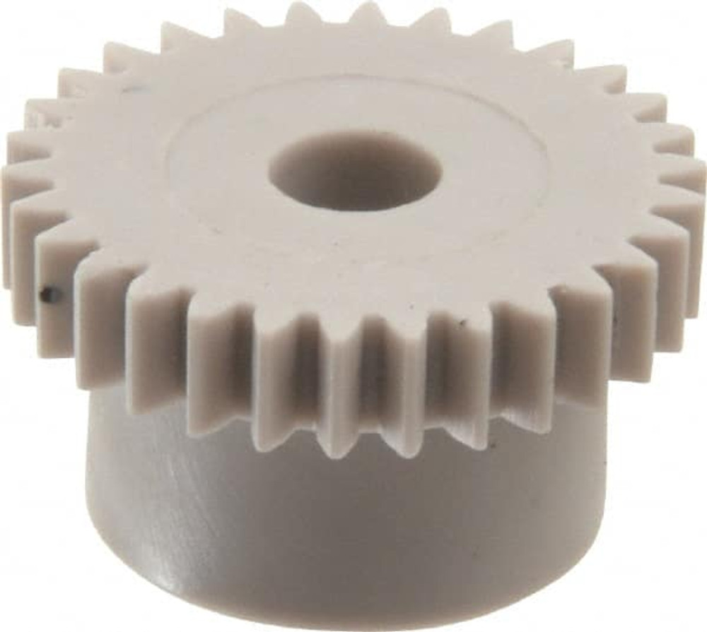 MSC 4830 Spur Gear: 30 Teeth, 5/32" Bore Dia, Standard Bore