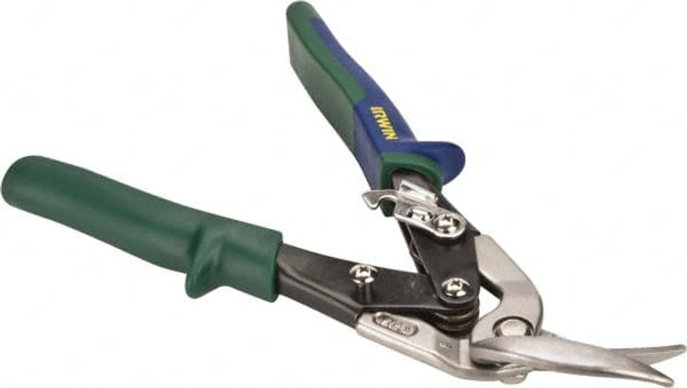 Irwin 2073212 Offset Aviation Snips: 9-1/2" OAL, 1-3/16" LOC