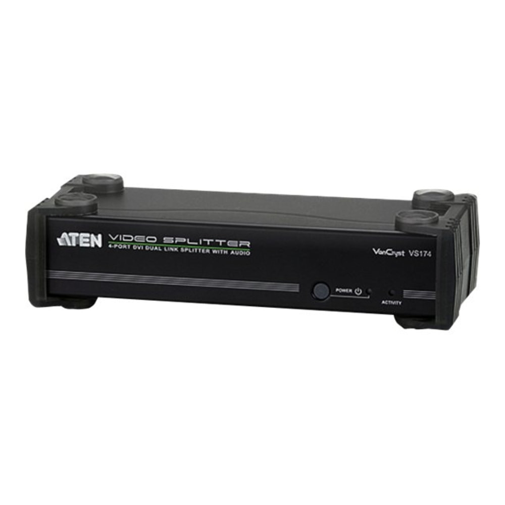 ATEN TECHNOLOGIES VS174 ATEN VanCryst VS174 - Video/audio splitter - 4 x DVI + 4 x audio - desktop