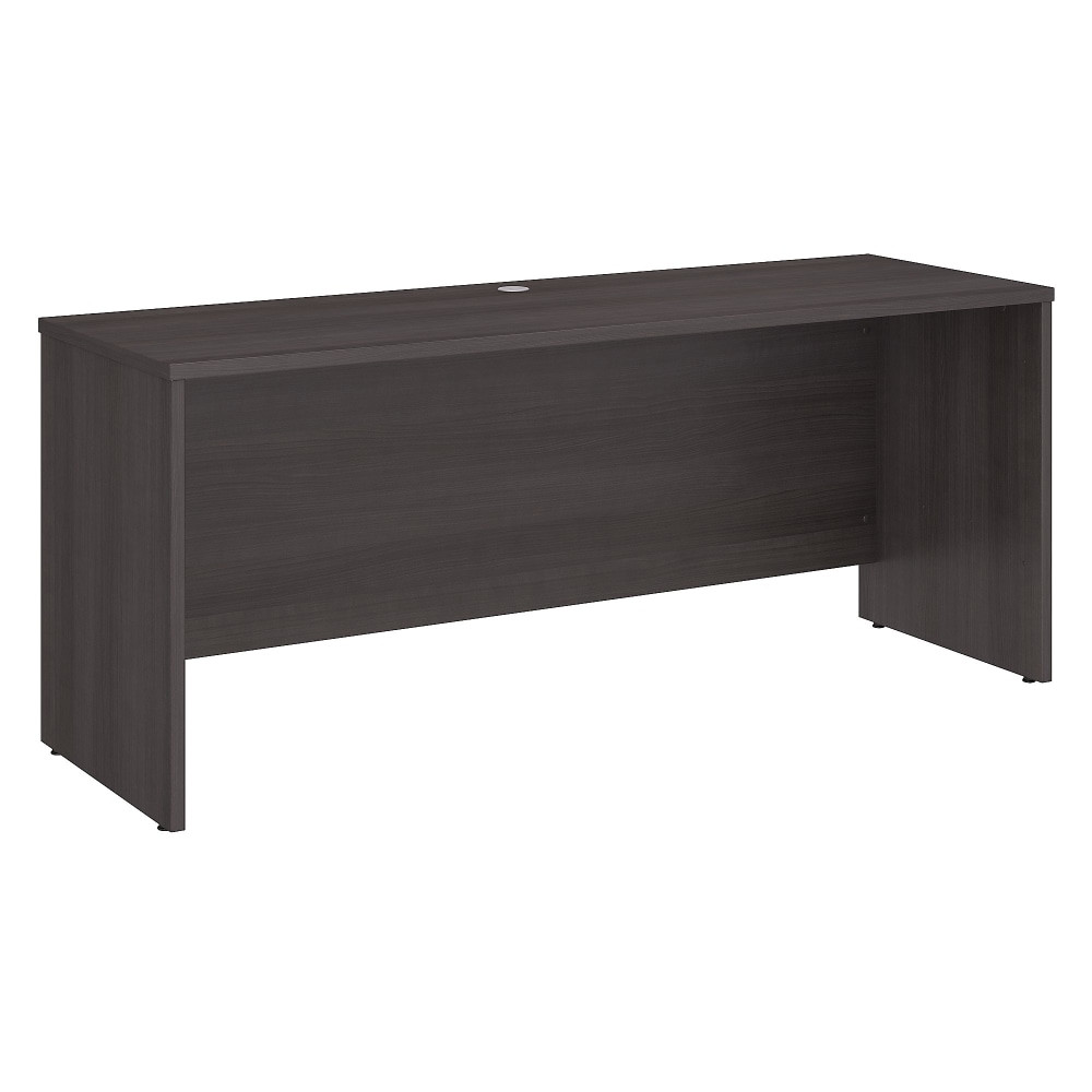 BUSH INDUSTRIES INC. SCD372SG Bush Business Furniture Studio C 72inW Credenza Computer Desk, Storm Gray, Standard Delivery