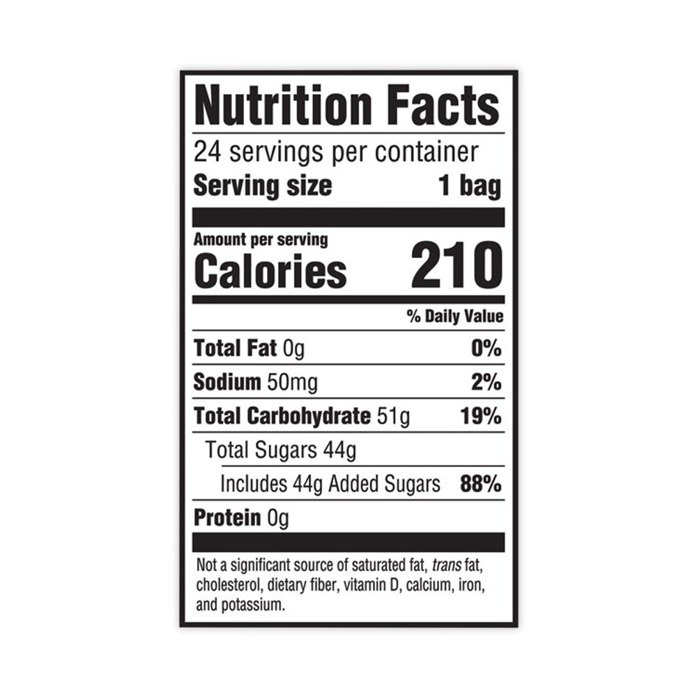 MONDELEZ INTERNATIONAL Sour Patch Kids® 30400006 Chewy Candy, Assorted, 2 oz Bags, 24/Pack